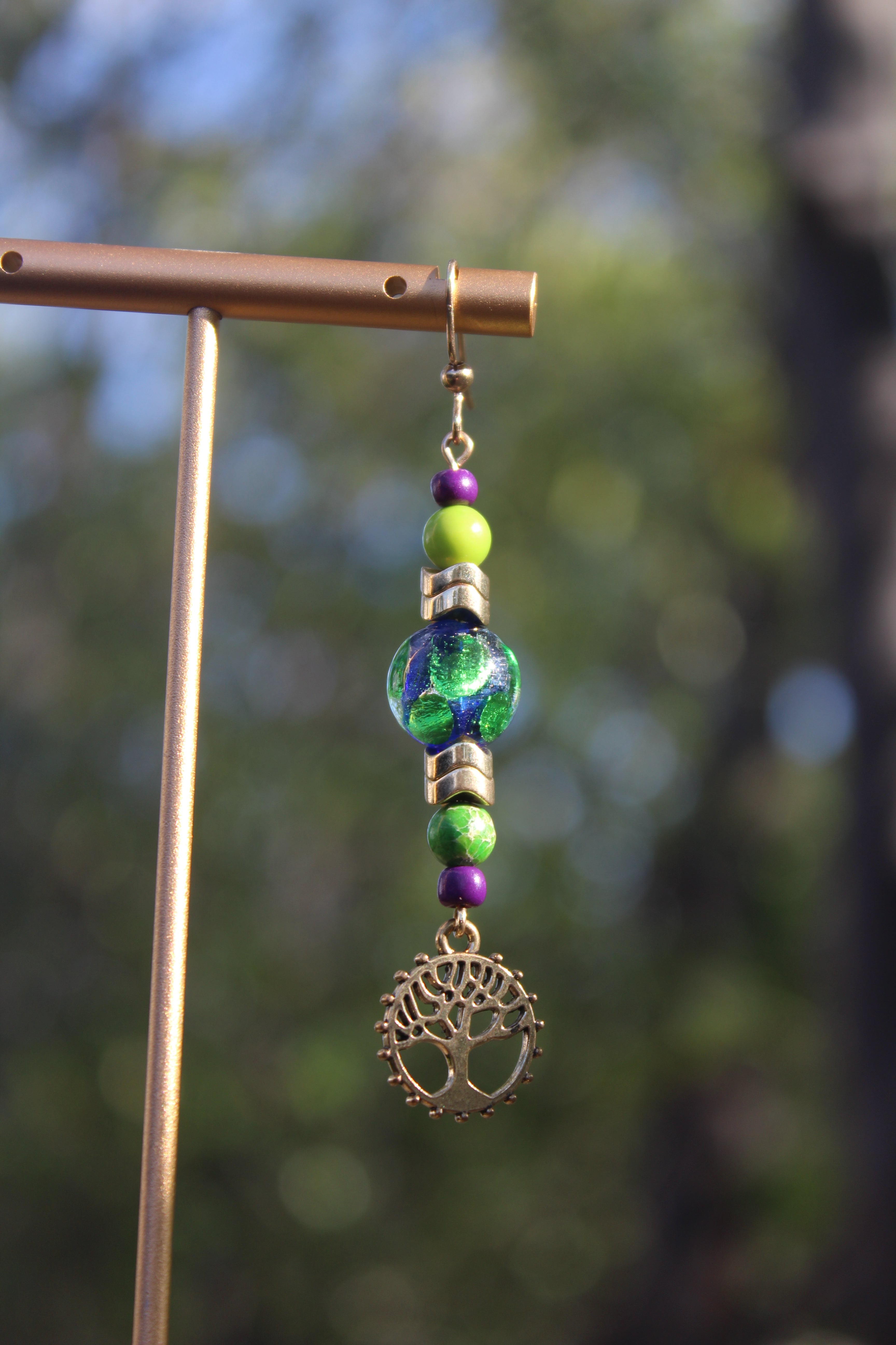 Earth Tree (Single Earring)