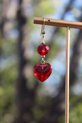 Red Heart (Single Earring)