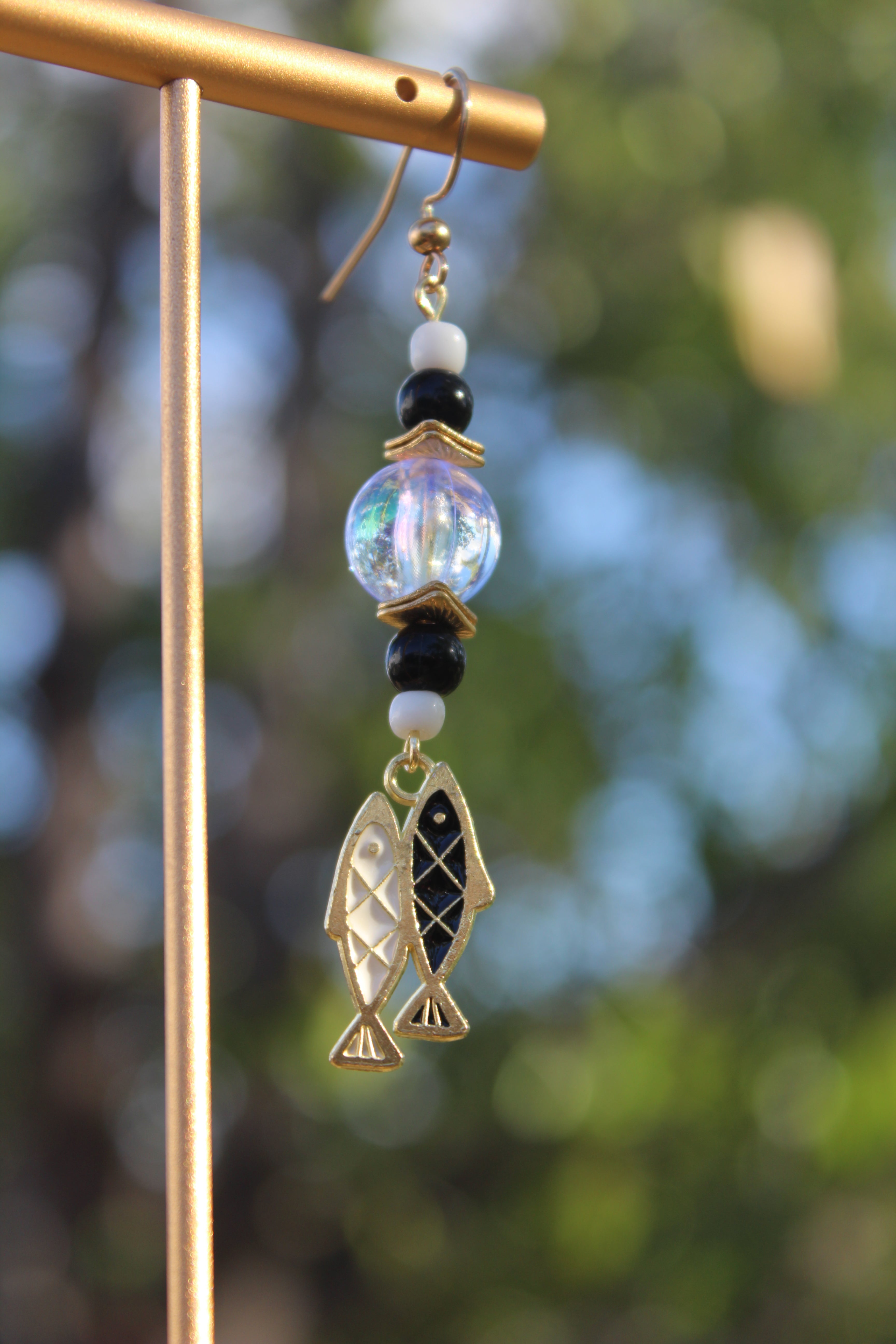 Duo Fish (Single Earring)