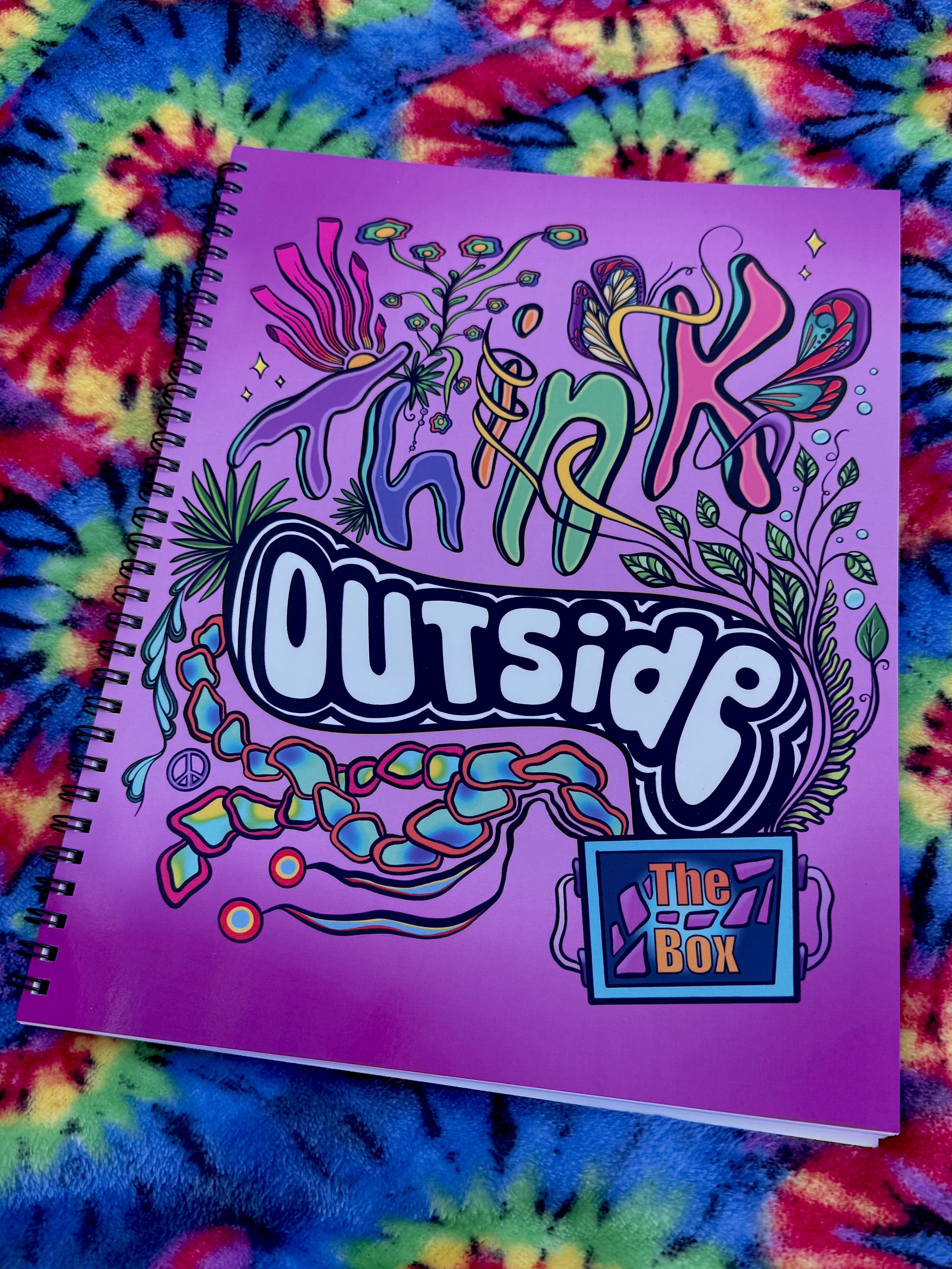 Think Outside the Box ~ Hand Drawn Coloring Book