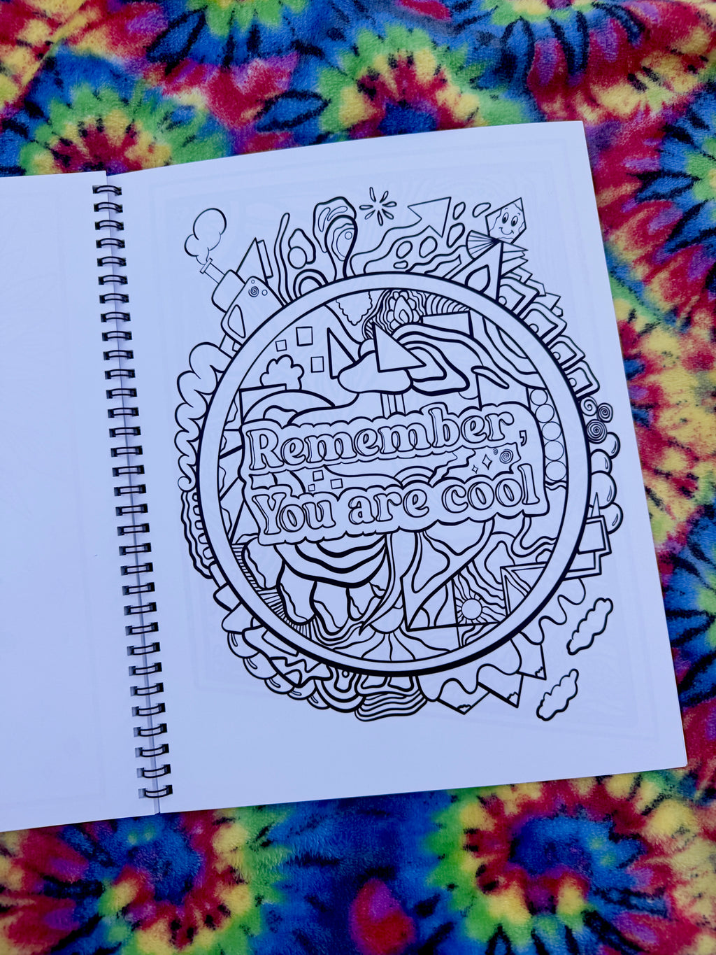 Think Outside the Box ~ Hand Drawn Coloring Book