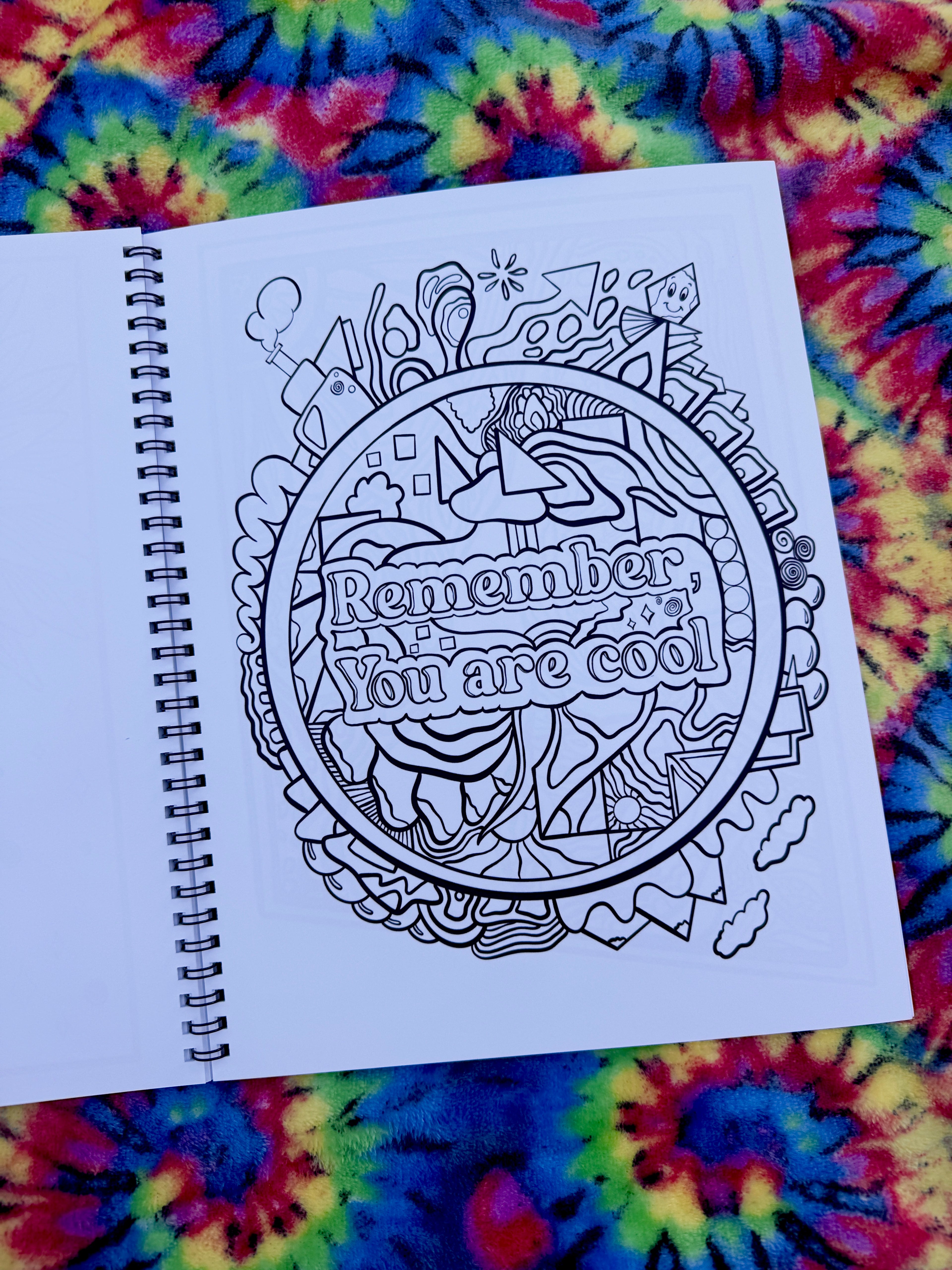 Think Outside the Box ~ Hand Drawn Coloring Book
