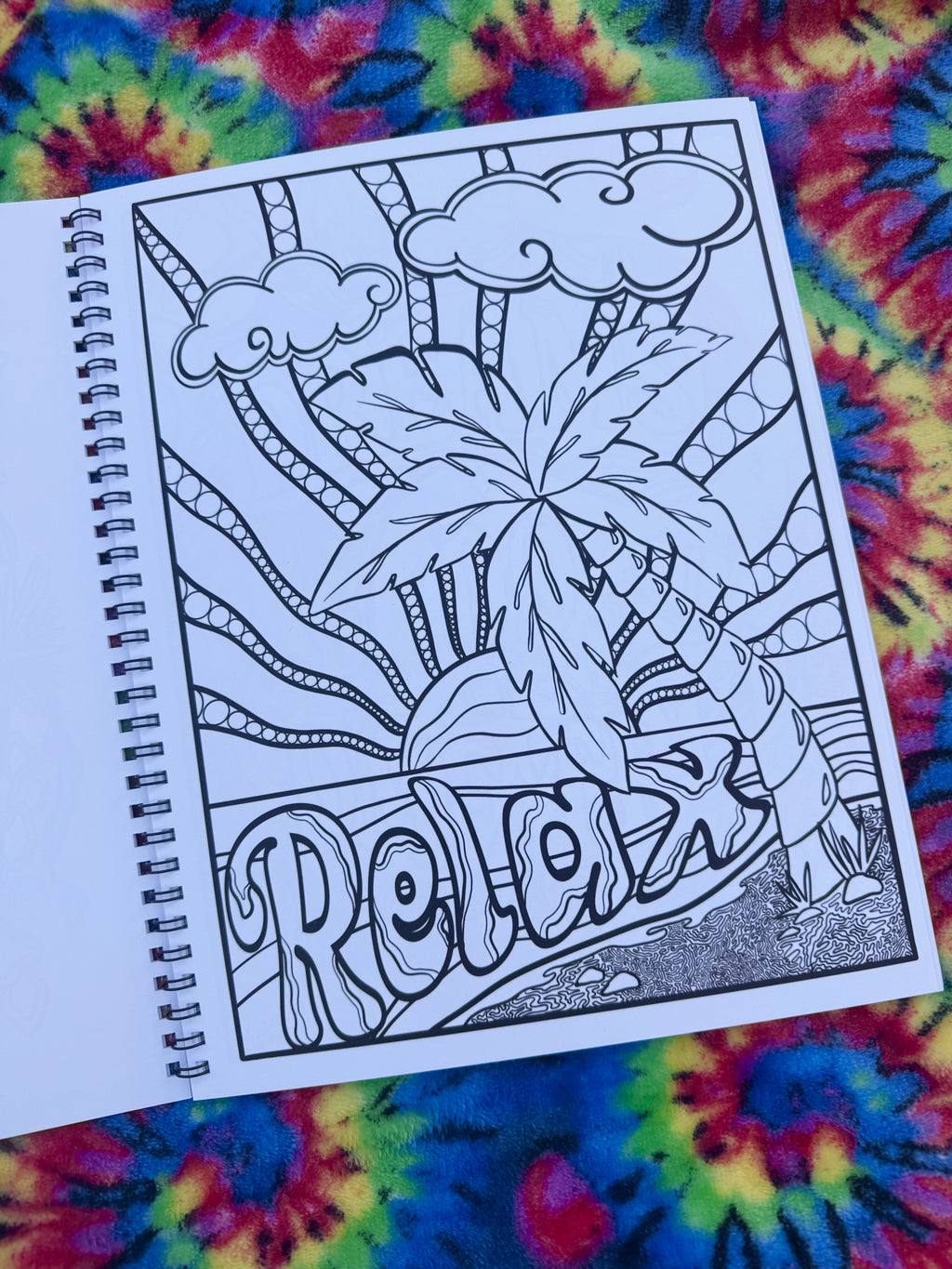 Think Outside the Box ~ Hand Drawn Coloring Book